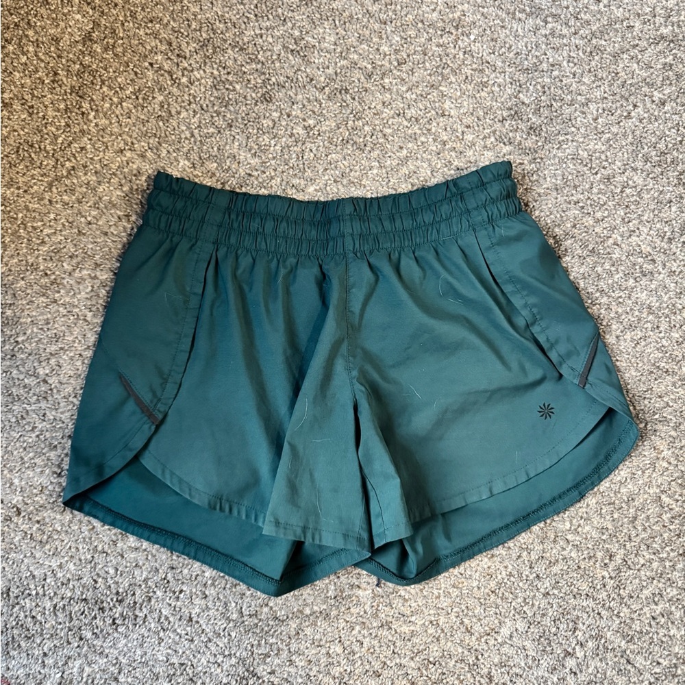 Athleta Teal Green 3in Athletic Running Shorts